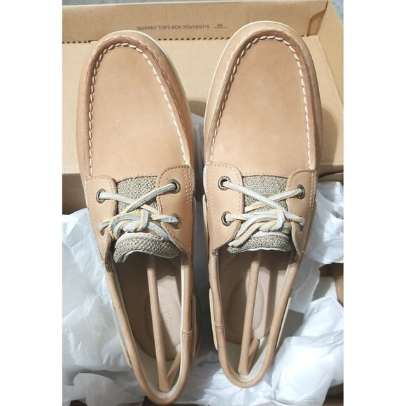 Sperry Shoes - Sperry Top Sider Women's 9.5 Koifish Core Linen Oat Boat Shoes STS95589